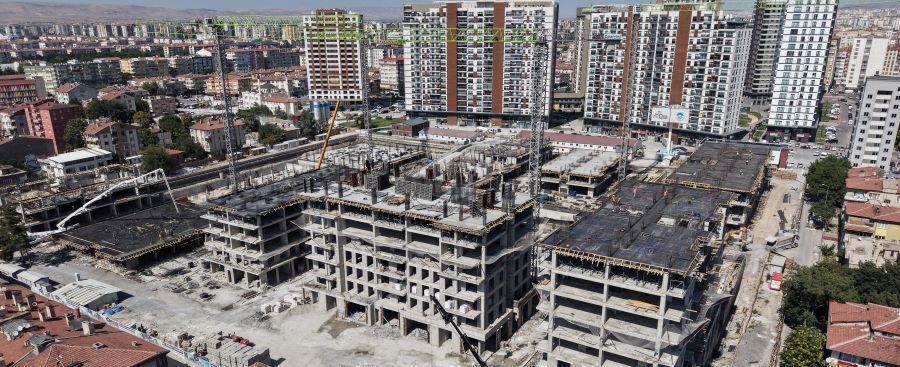 Başkan Büyükkılıç’ın yakından takip ettiği Sahabiye’de dönüşüm hız kesmeden sürüyor