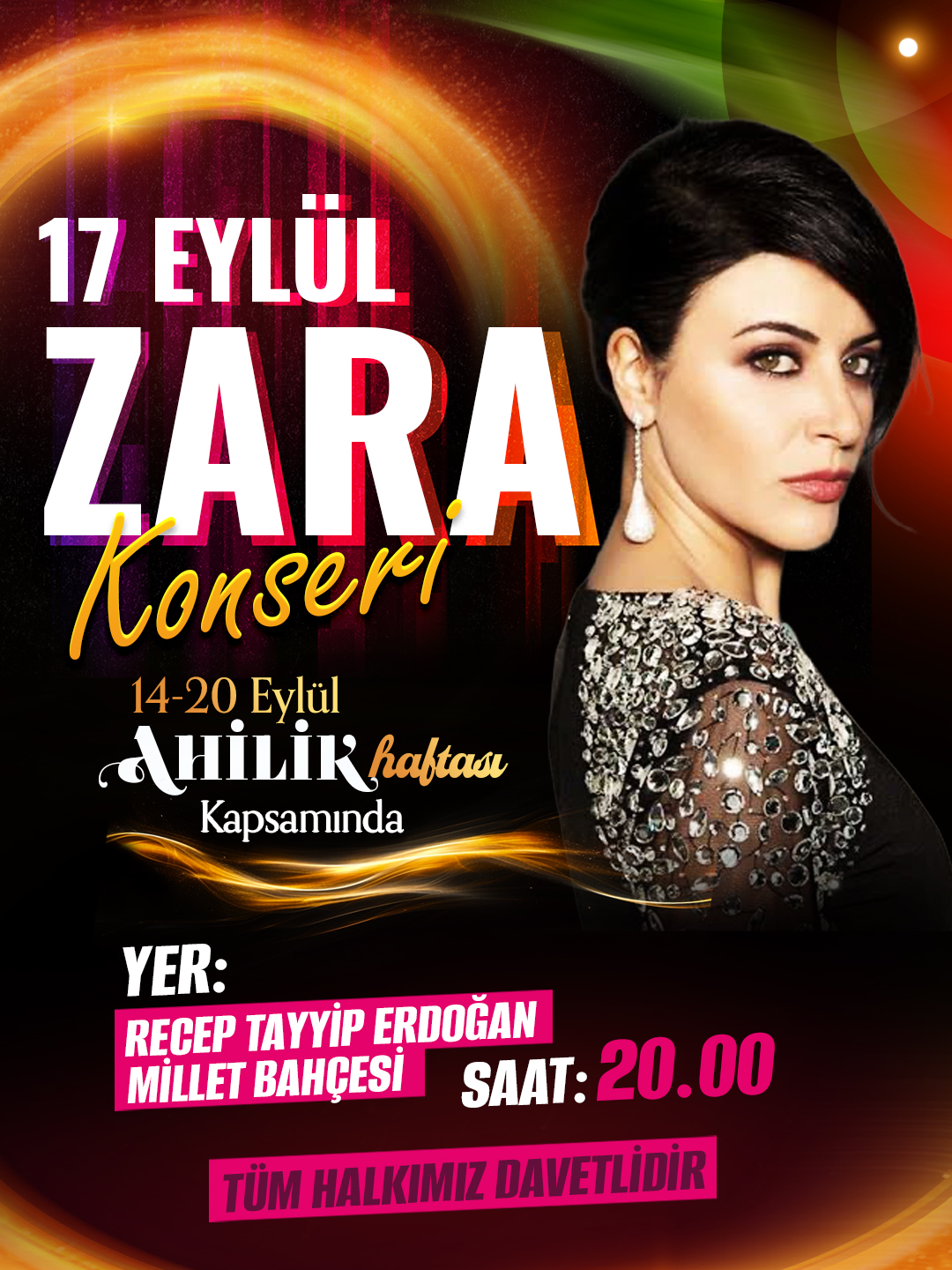 Ahilik haftası’nda zara konseri