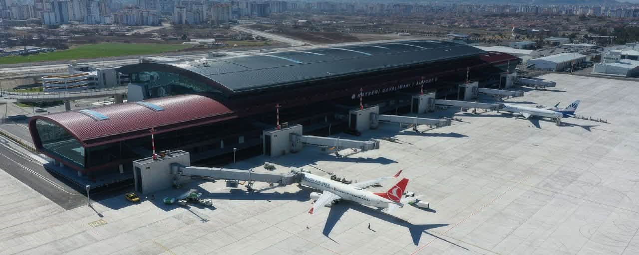 Kayseri Havalimanı 8 ayda 1 milyon 855 bin yolcuya hizmet verdi