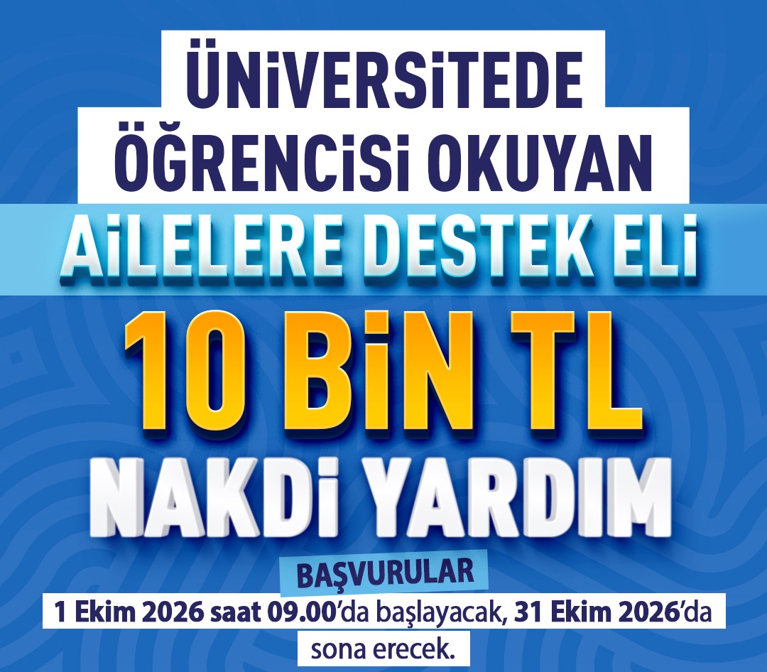Kayseri Büyükşehir’den üniversiteli öğrencisi bulunan ailelere 10 bin tl destek