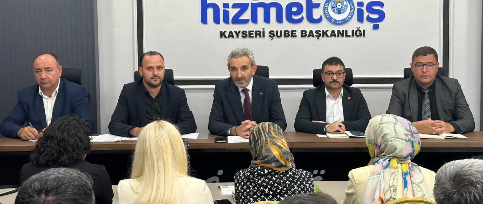 HİZMET-İŞ Kayseri Şubesi’nde eylül ayı toplantısı