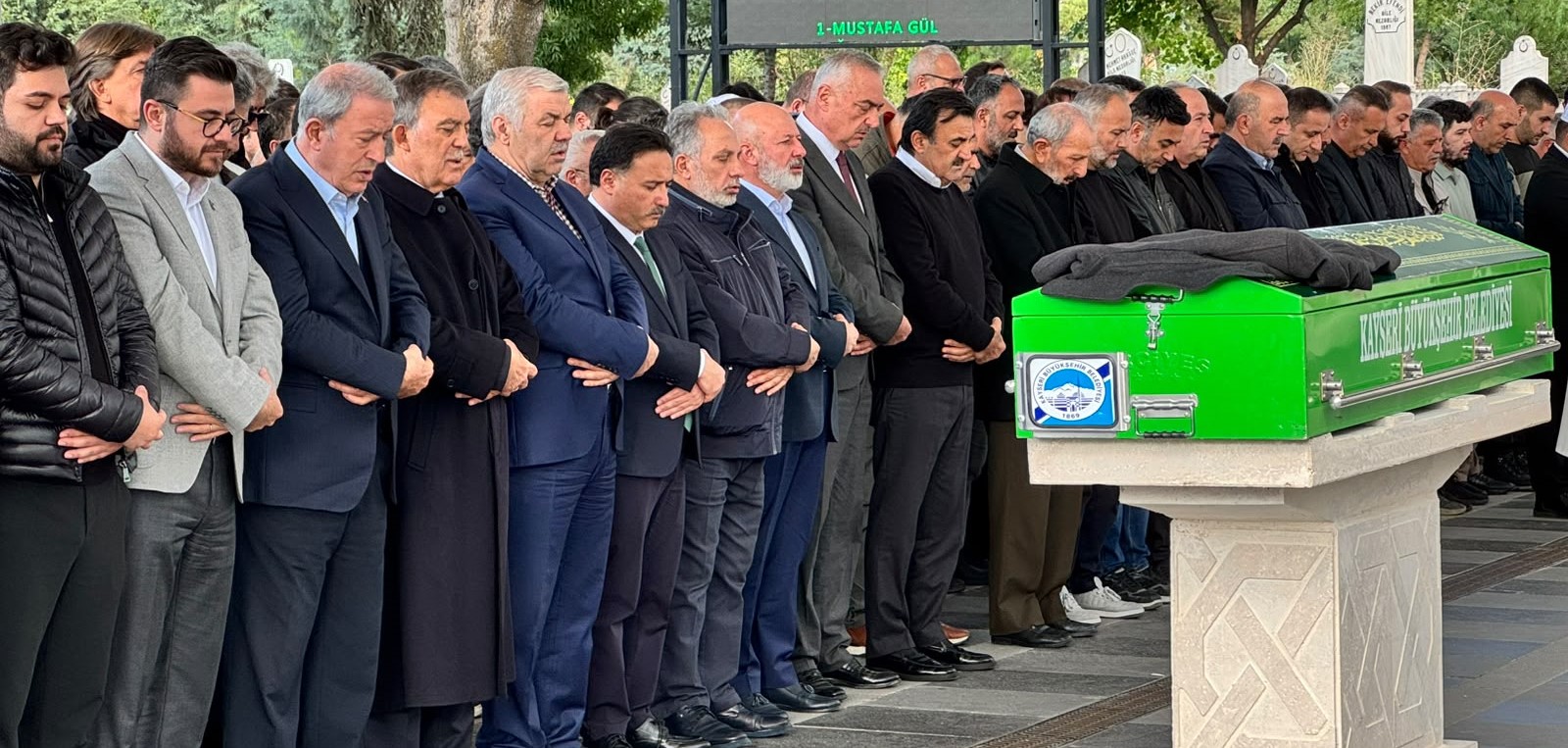 Abdullah gül’ün amcası Mustafa Gül son yolculuğuna uğurlandı