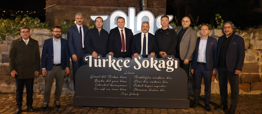 TÜRKSOY temsilcilerinin Talas Turu