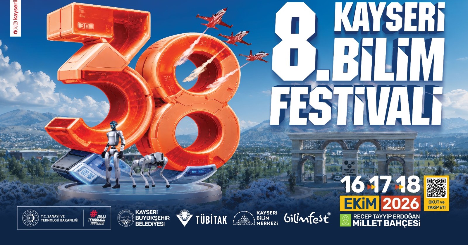 BİLİMFEST Kayseri ile bilim, havacılık ve gökyüzü şöleni yaşanacak