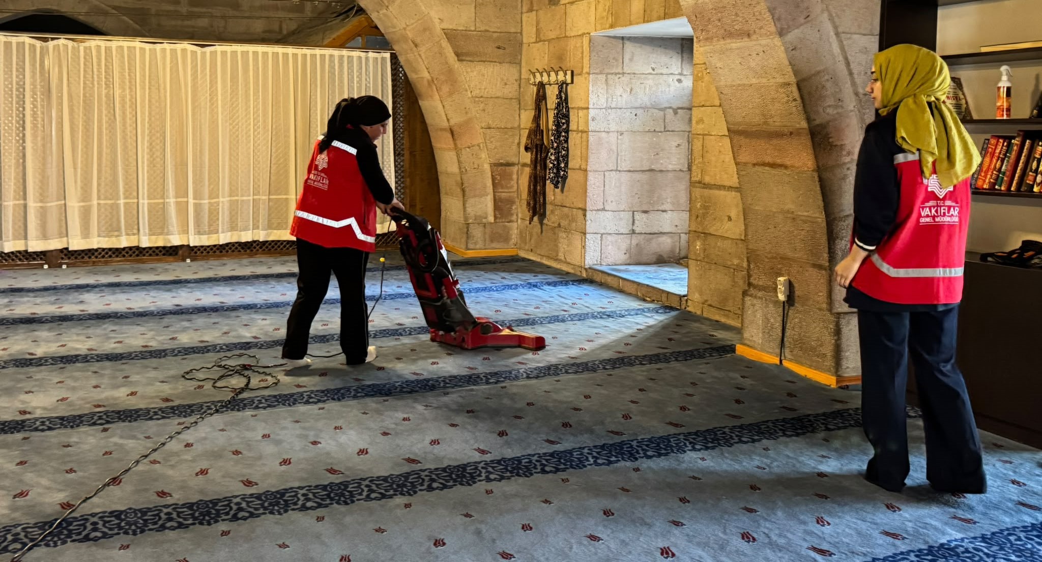 Kayseri’de vakıf medeniyetinin temizlik geleneği sürdürülüyor