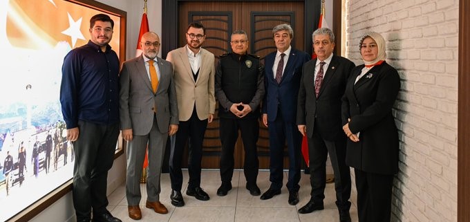 AK Partili milletvekillerinden Emniyet Müdürü Ergen’e ziyaret