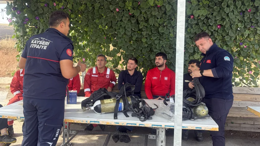 KAYSERİ İTFAİYESİ’NDEN TPAO’NUN ÜRETİM SAHALARINDA 15 GÜN SÜREN KAPSAMLI EĞİTİM