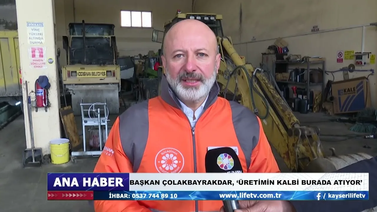 BAŞKAN ÇOLAKBAYRAKDAR, ‘ÜRETİMİN KALBİ BURADA ATIYOR’