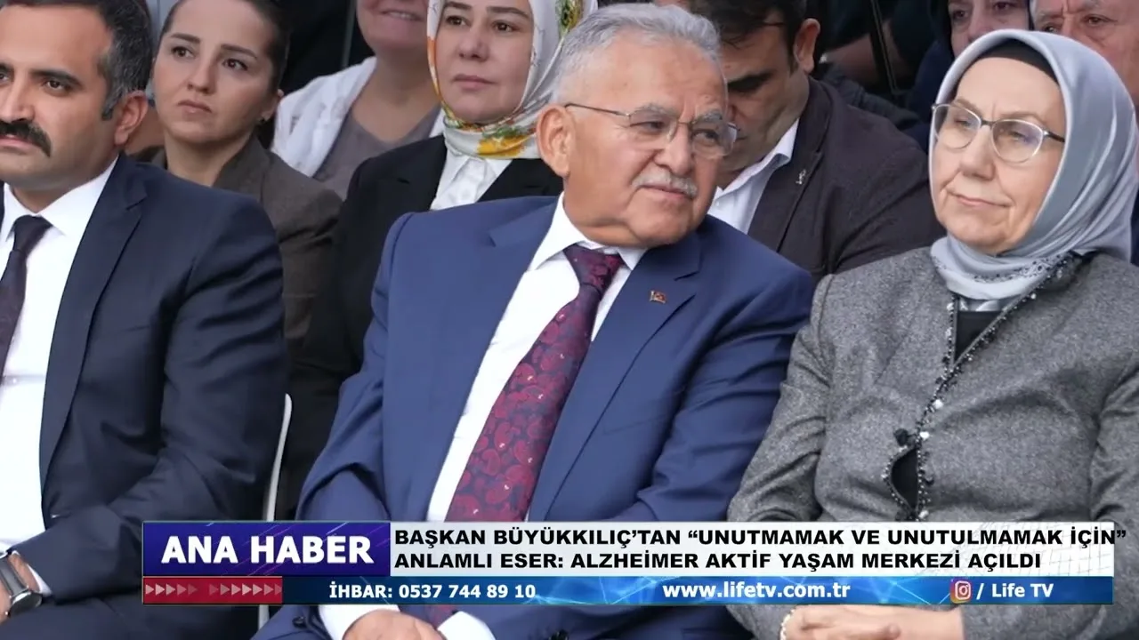BAŞKAN BÜYÜKKILIÇ’TAN “UNUTMAMAK VE UNUTULMAMAK İÇİN” ANLAMLI ESER ALZHEİMER AKTİF YAŞAM MERKEZİ
