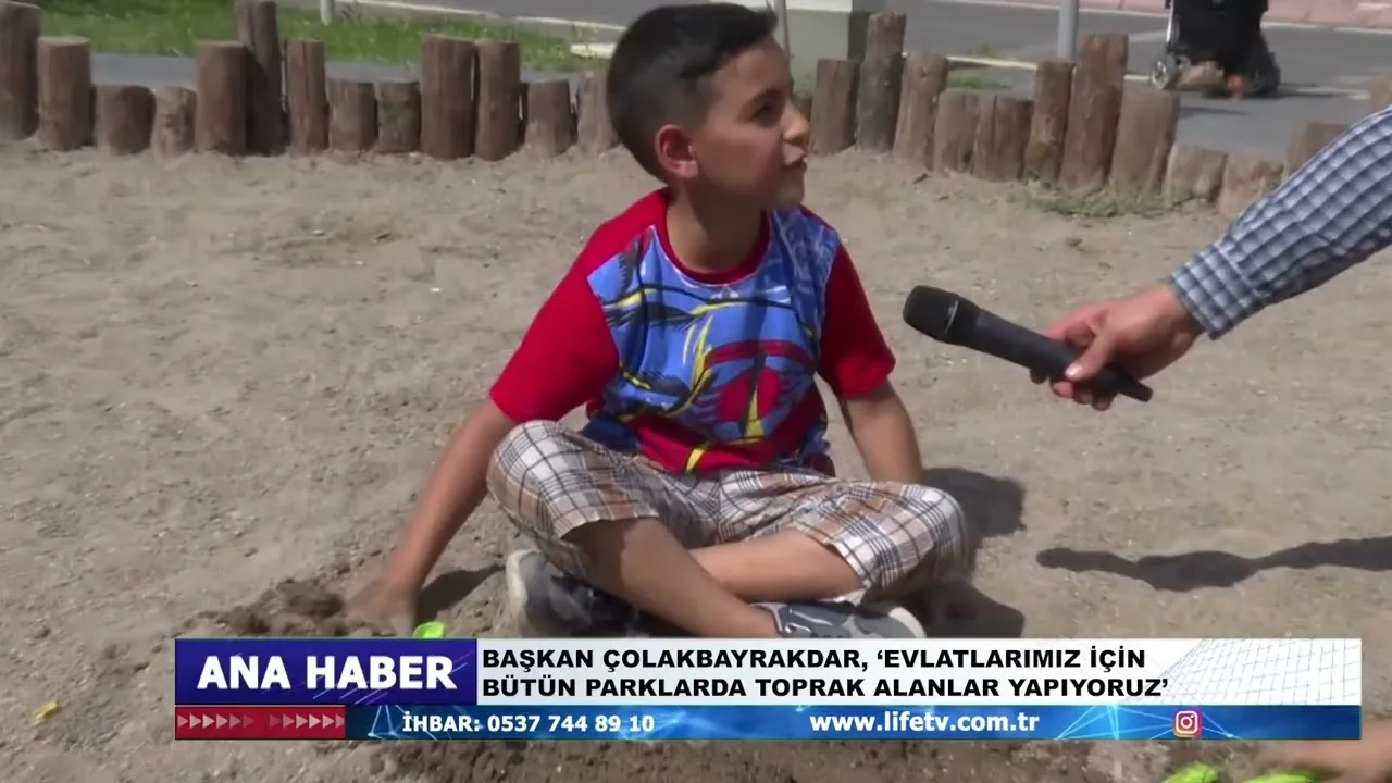 BAŞKAN ÇOLAKBAYRAKDAR, ‘EVLATLARIMIZ İÇİN BÜTÜN PARKLARDA TOPRAK ALANLAR YAPIYORUZ’