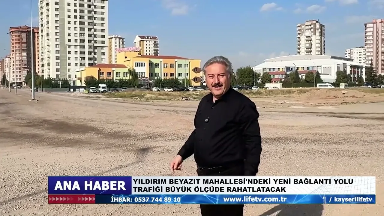 YILDIRIM BEYAZIT MAHALLESİ'NDEKİ YENİ BAĞLANTI YOLU TRAFİĞİ BÜYÜK ÖLÇÜDE RAHATLATACAK