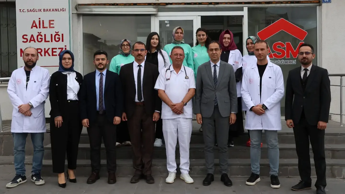 İl Sağlık Müdürü Erşan, Aile Sağlığı Merkezini ziyaret etti